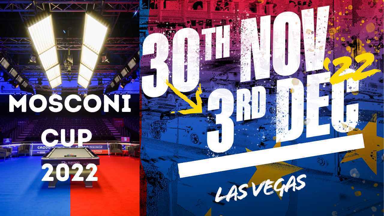 2022 Mosconi Cup at Bally's Hotel & Casino Las Vegas from 30th November