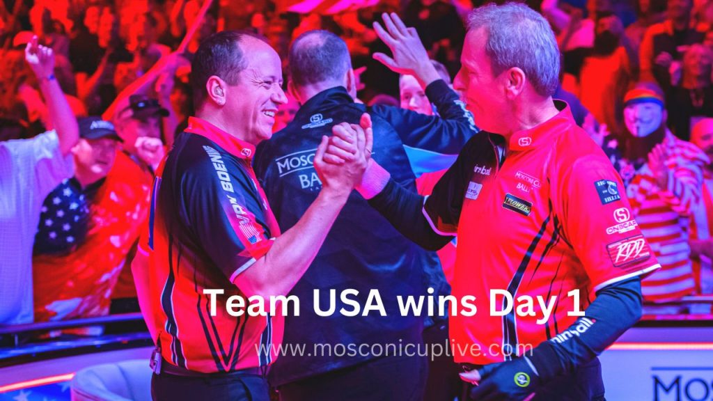Team USA 2022 Mosconi Cup Day 1
