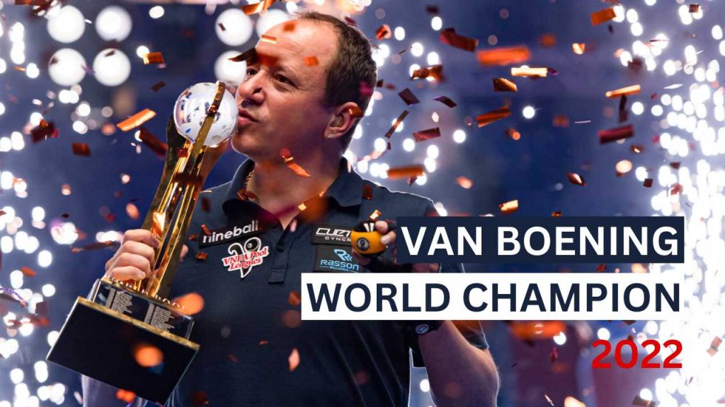 Van Boening 2022 World Pool Champion