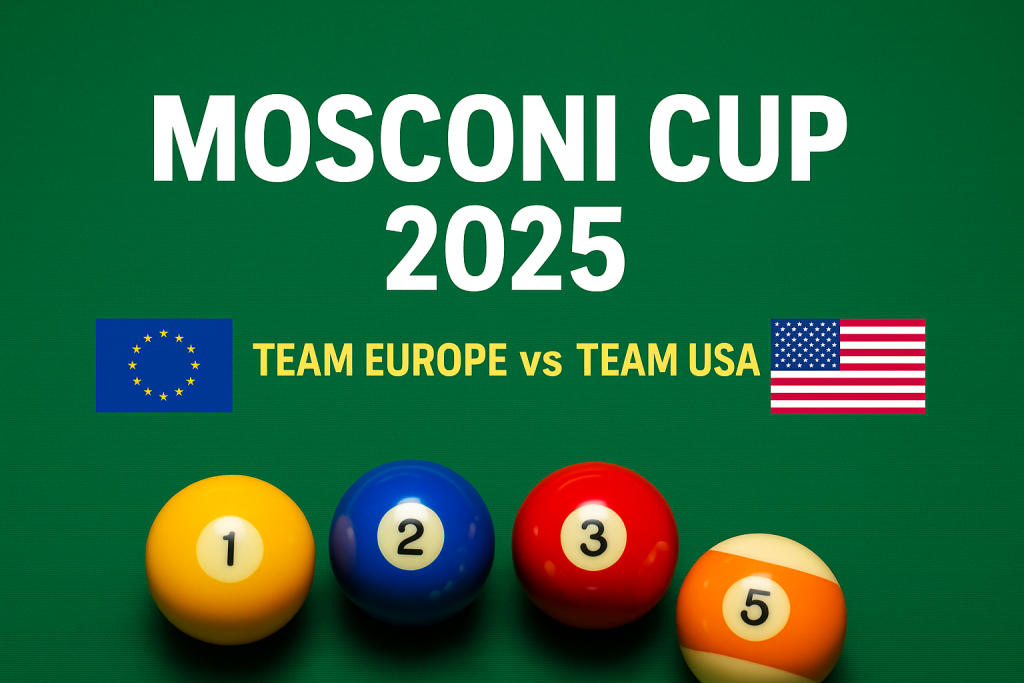Mosconi Cup 2025 – Team Europe vs Team USA pool tournament live updates.
