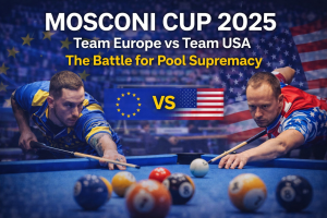 Mosconi Cup 2025 Team Europe vs Team USA – The Battle for Pool Supremacy 1 Mosconi Cup 2025 Team Europe vs Team USA pool match showing players competing for supremacy