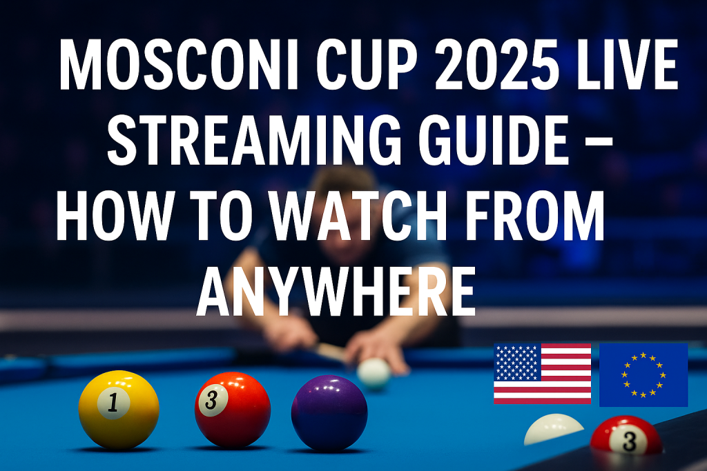 Mosconi Cup 2025 live streaming guide