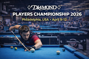Diamond Players Championship 2026: Schedule, Prize Money, Venue & Complete Guide 1 Diamond Players Championship 2026 pool tournament at Philadelphia Expo with professional players competing